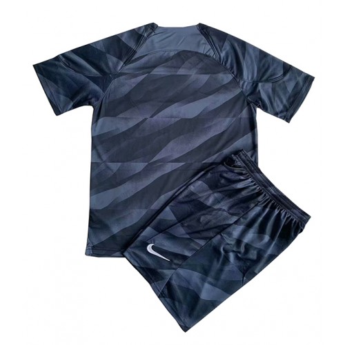 Maillot de foot Paris Saint-Germain Gardien de but Extérieur enfant 2023-24 Manches Courte (+ pantalon court)